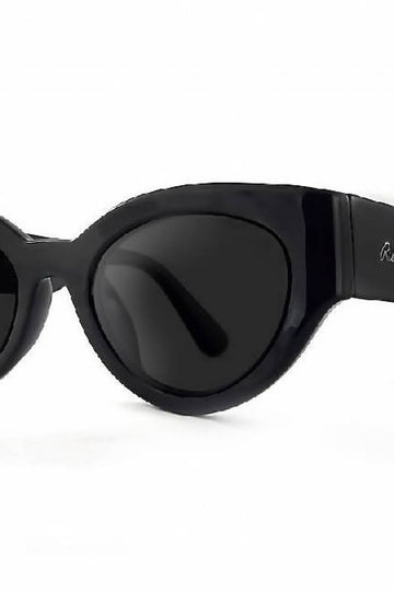 Ruby Rocks Chunky 'zante' Cateye In Black Ruby Rocks